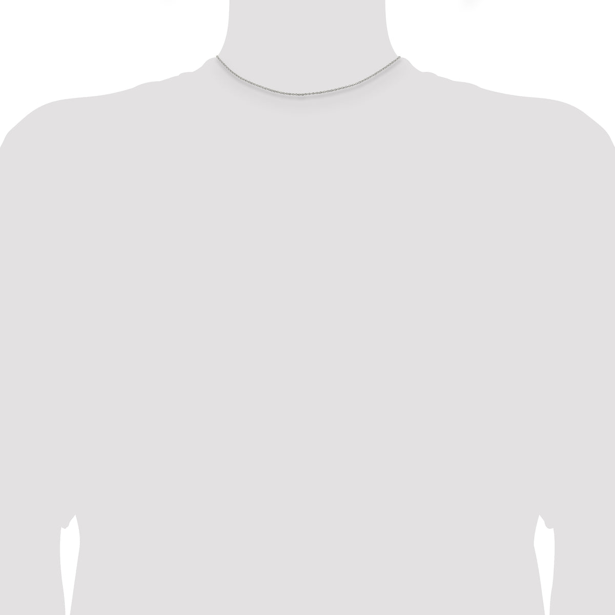 Sterling Silver 1.1mm Rolo Chain