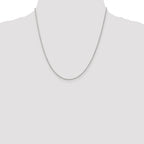 Sterling Silver Rhodium-plated 1.6mm Loose Rope Chain