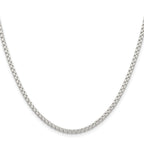 Sterling Silver Box Chain Necklace 2.6mm
