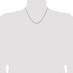 Sterling Silver 2.6mm Round Box Chain
