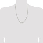 Sterling Silver 2.6mm Round Box Chain