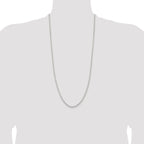 Sterling Silver 2.6mm Round Box Chain
