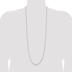 Sterling Silver 2.6mm Round Box Chain