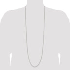 Sterling Silver 2.6mm Round Box Chain