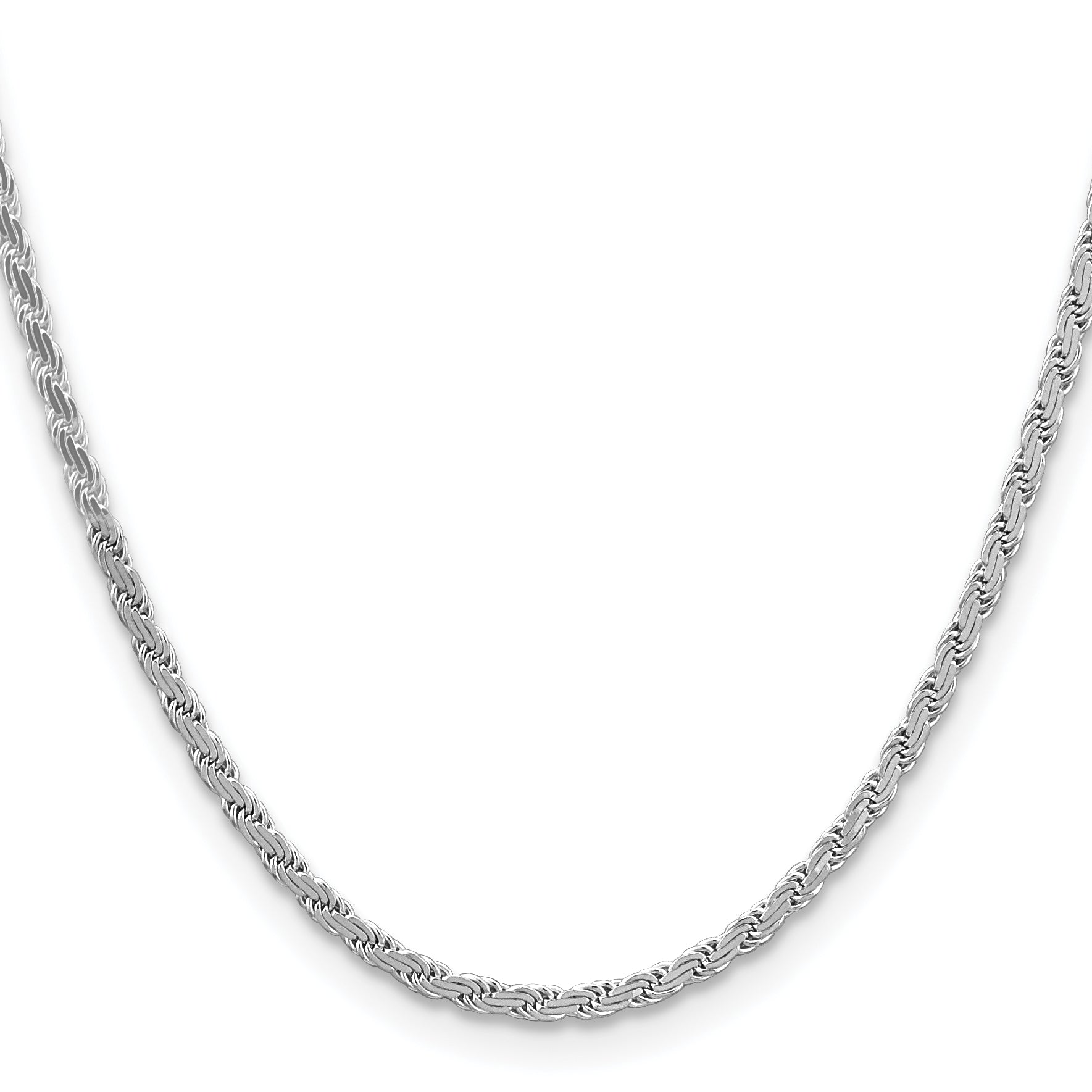 Sterling Silver 3.65mm Flat Rope Chain Secondary image