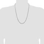 Sterling Silver 3.65mm Flat Rope Chain
