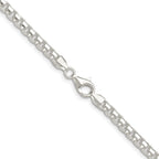 Sterling Silver Polished 4mm Round Box Chain
