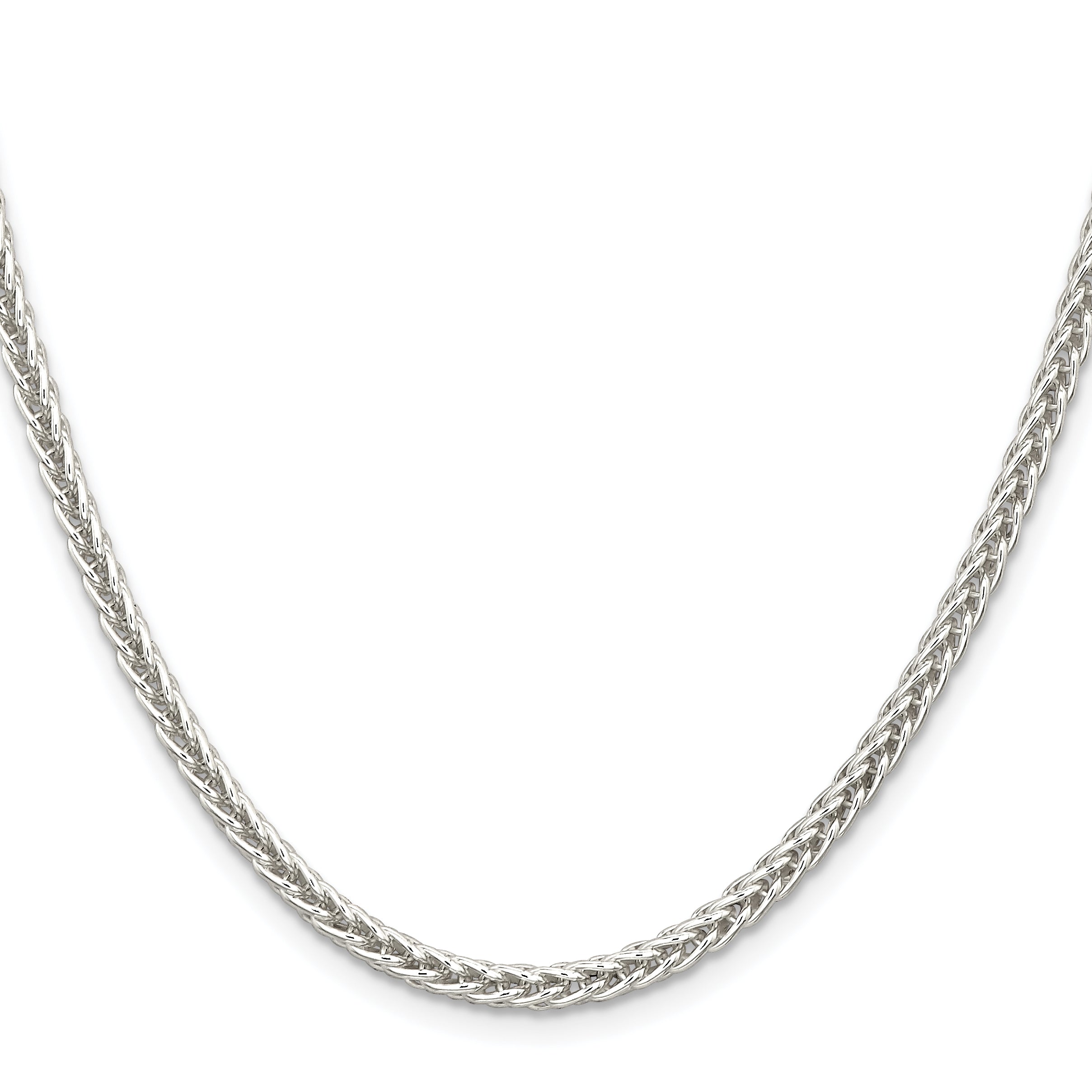 Sterling Silver 3mm Square Spiga Chain Secondary image