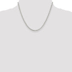 Sterling Silver 3mm Square Spiga Chain