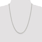 Sterling Silver 3mm Square Spiga Chain