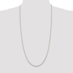 Sterling Silver 2.75mm Loose Rope Chain