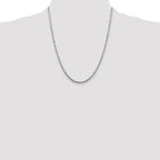 Sterling Silver 2.5mm Loose Rope Chain