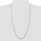 Sterling Silver 2.5mm Loose Rope Chain