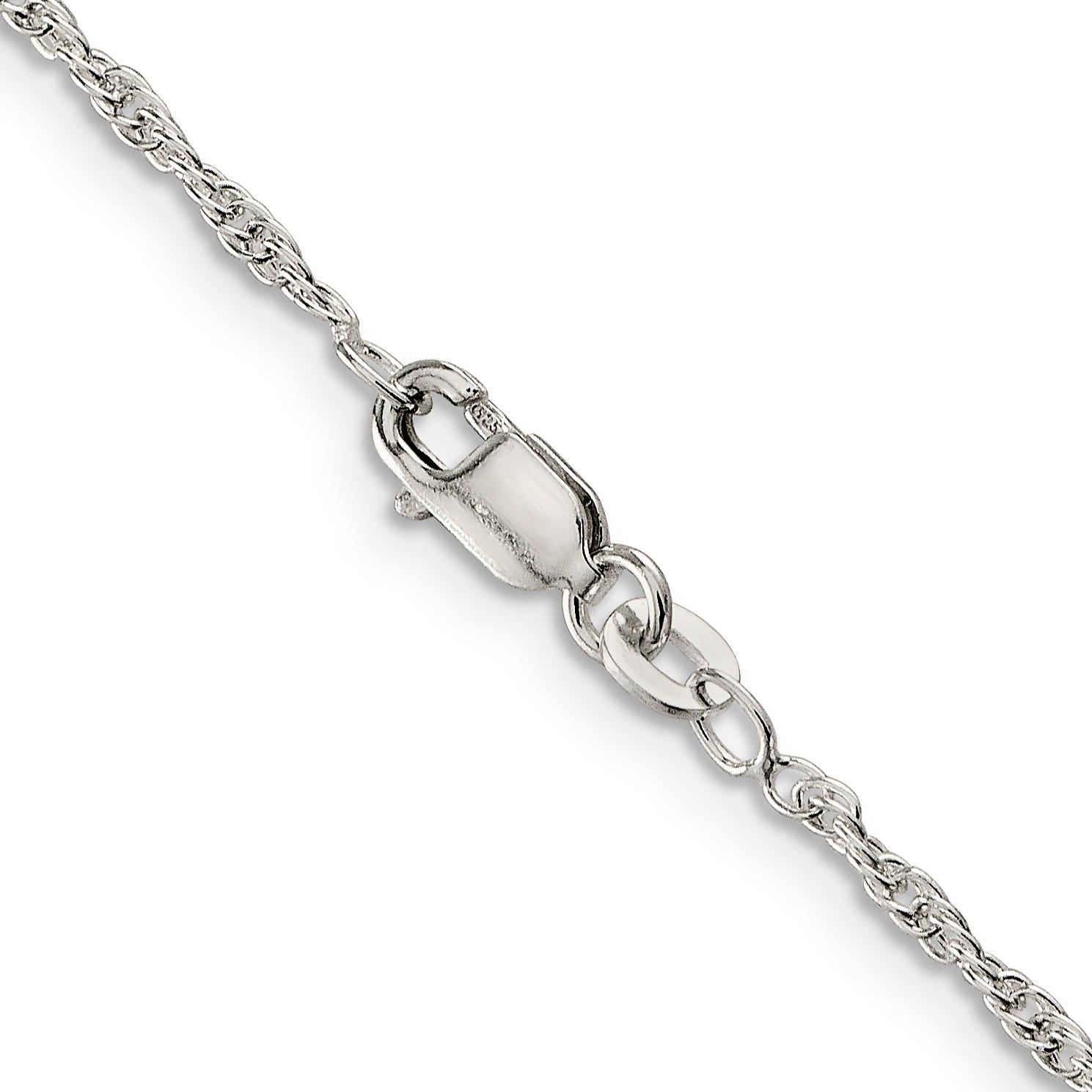 Sterling Silver 1.95mm Loose Rope Chain