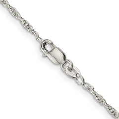 Sterling Silver 1.95mm Loose Rope Chain