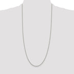 Sterling Silver 1.95mm Loose Rope Chain