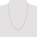 Sterling Silver 1.6mm Oval Fancy Rolo Chain