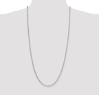 Sterling Silver 4mm Rolo Chain