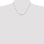 Sterling Silver 2.75mm Elongated Open Link Chain