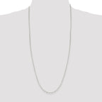 Sterling Silver 2.75mm Elongated Open Link Chain