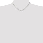 Sterling Silver 3.25mm Elongated Open Link Chain