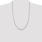 Sterling Silver 3.25mm Elongated Open Link Chain