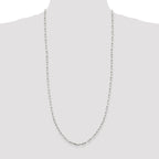 Sterling Silver 3.25mm Elongated Open Link Chain