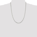 Sterling Silver 4.25mm Elongated Open Link Chain