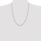 Sterling Silver 3.75mm Fancy Patterned Rolo Chain