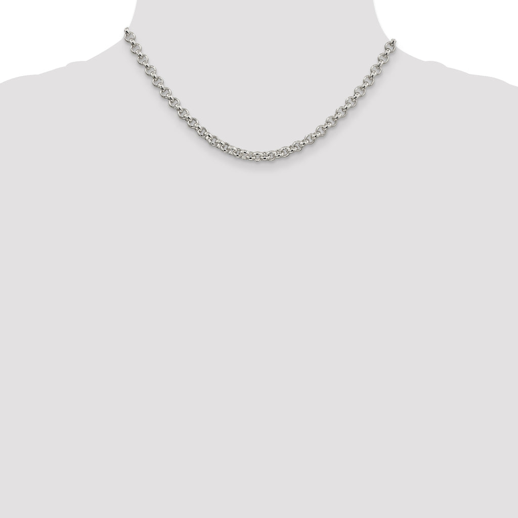 Sterling Silver 5mm Rolo Chain