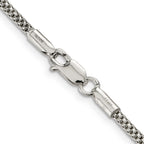 Sterling Silver 2.4mm Corona Chain