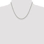 Sterling Silver 2.4mm Corona Chain