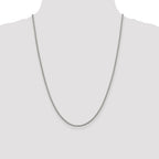 Sterling Silver 2.4mm Corona Chain