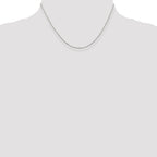Sterling Silver Rope Chain Necklace 1.3mm