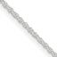 Sterling Silver 1.3mm Loose Rope Chain