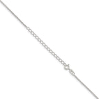 Sterling Silver Rope Chain Necklace 1.3mm