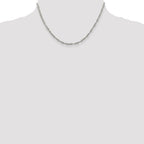 Sterling Silver 2.25mm Singapore Chain