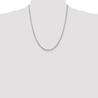 Sterling Silver 2.25mm Singapore Chain