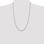 Sterling Silver 2.25mm Singapore Chain