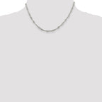 Sterling Silver 3mm Singapore Chain