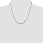 Sterling Silver 3mm Singapore Chain