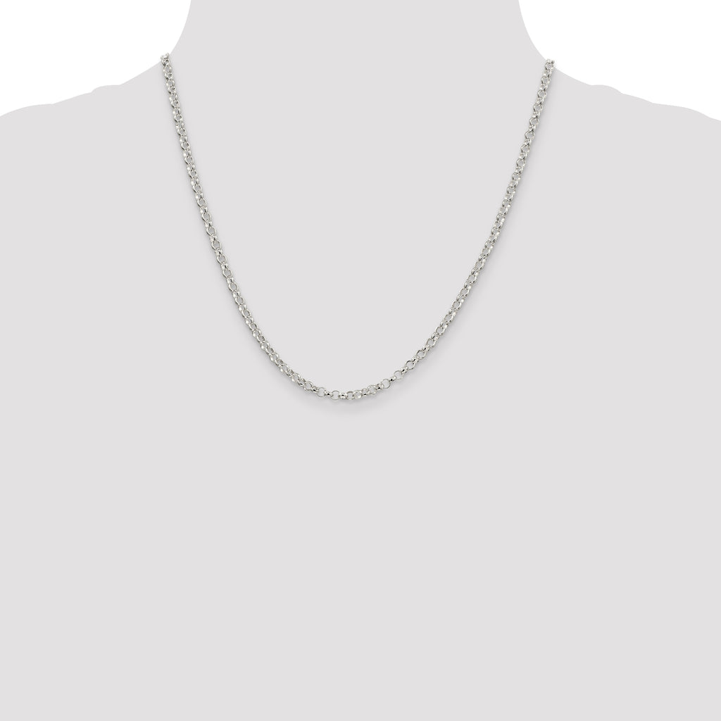 Sterling Silver 3.5mm Rolo Chain