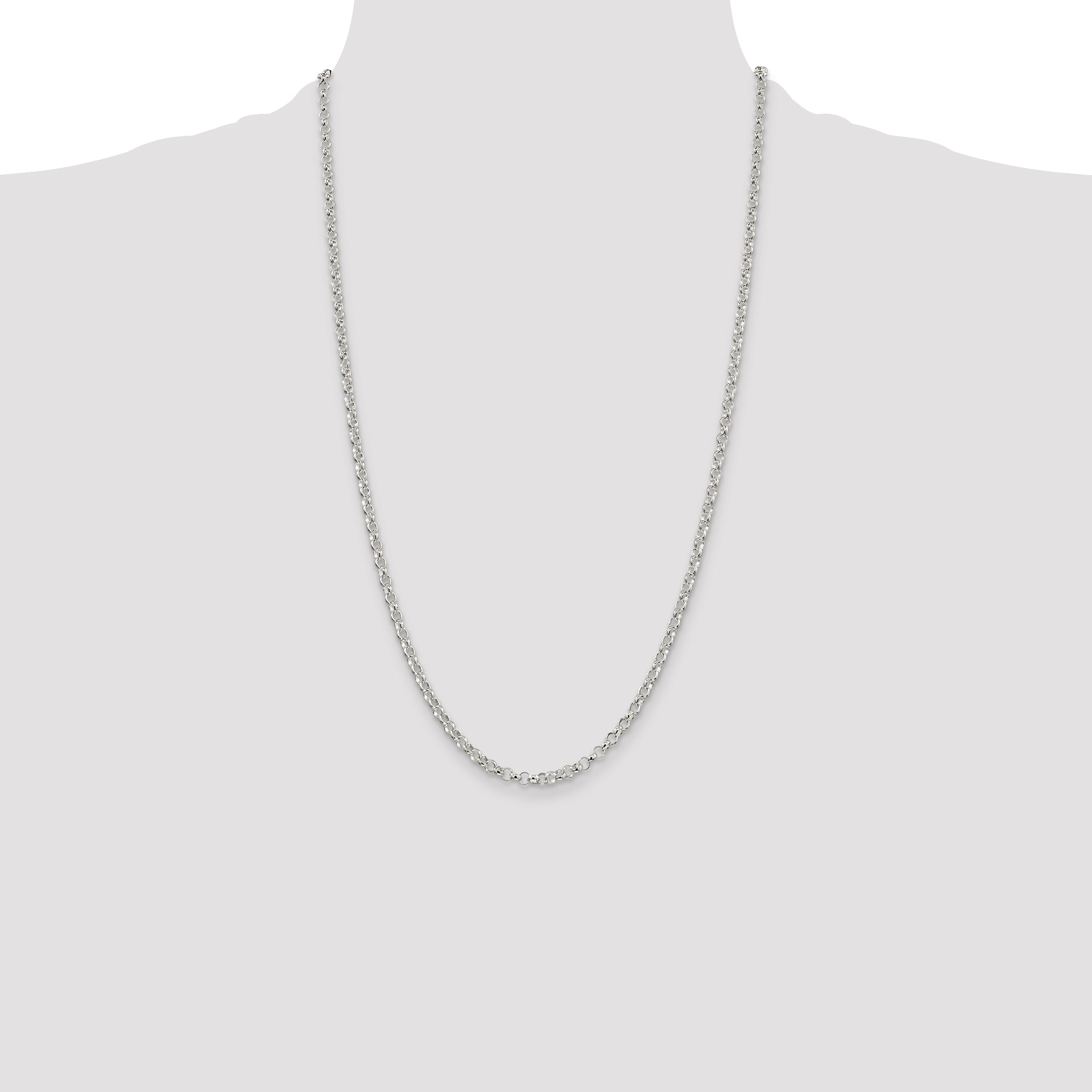 Sterling Silver 3.5mm Rolo Chain