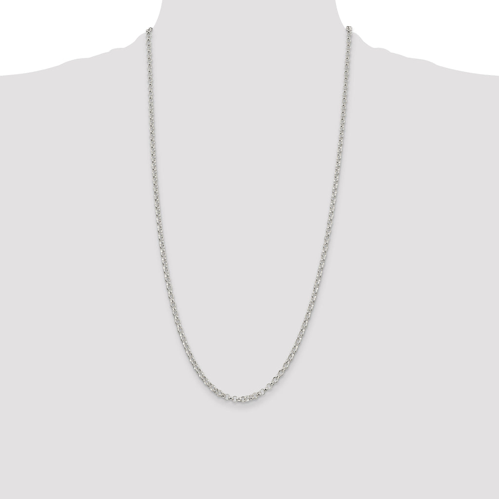 Sterling Silver 3.5mm Rolo Chain