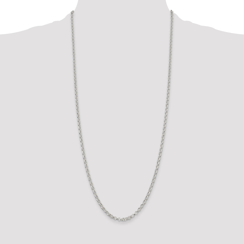 Sterling Silver 3.5mm Rolo Chain