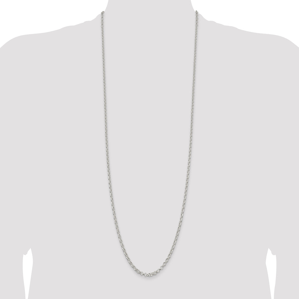 Sterling Silver 3.5mm Rolo Chain