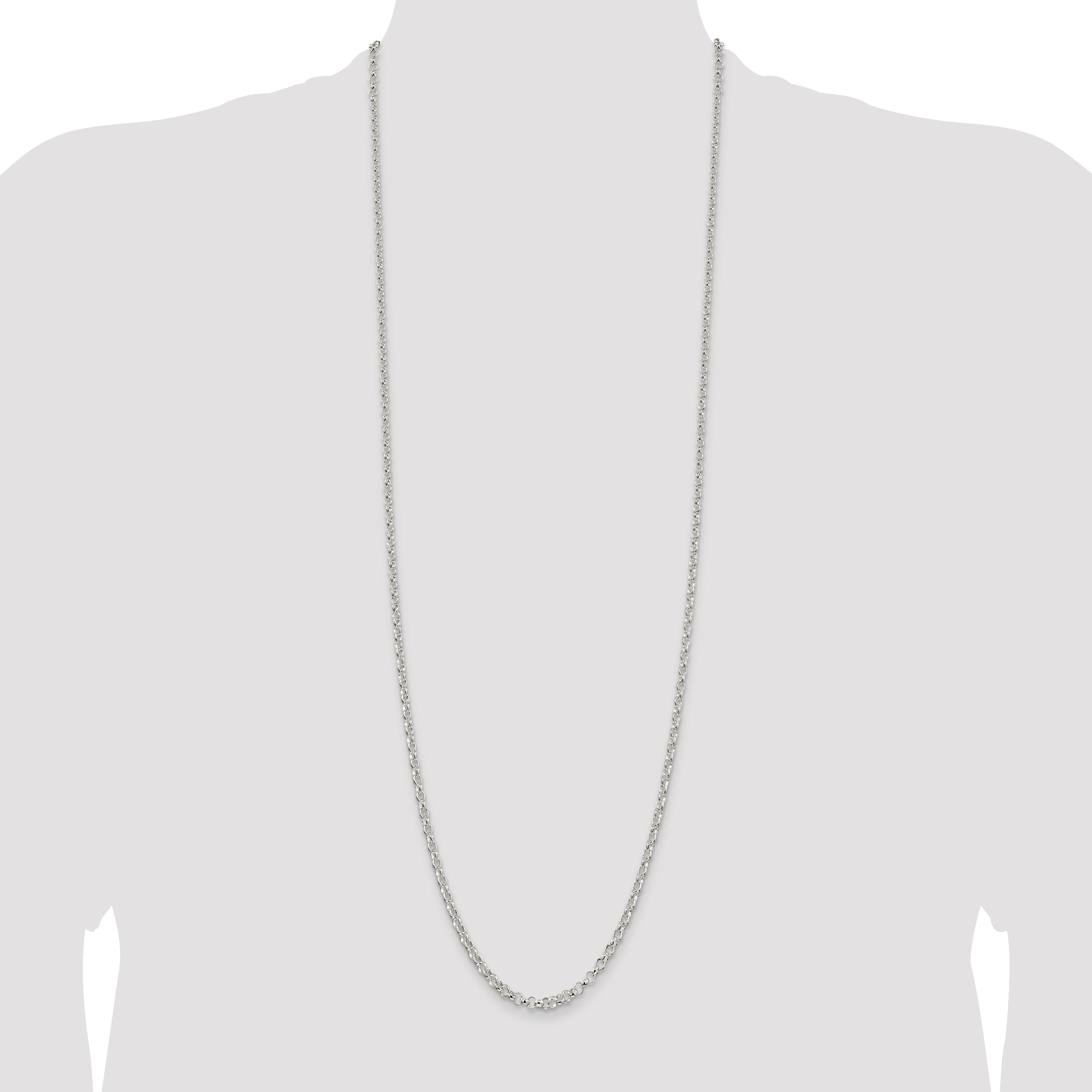 Sterling Silver 3.5mm Rolo Chain