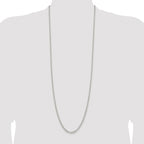 Sterling Silver Rhodium-plated 3.5mm Rolo Chain