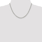 Sterling Silver 4mm Rolo Chain