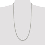Sterling Silver 4mm Rolo Chain